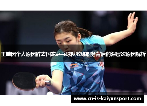 王皓因个人原因辞去国家乒乓球队教练职务背后的深层次原因解析
