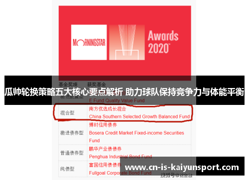 瓜帅轮换策略五大核心要点解析 助力球队保持竞争力与体能平衡